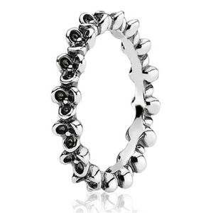 NEW Pandora Sterling Silver Wanda’s Garden II Floral ring. BRAND NEW size 54 (7)